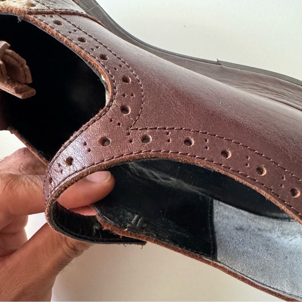 Tricot Comme des Garçons Brown Tassel Mary Jane Loafers - Picture 11 of 13